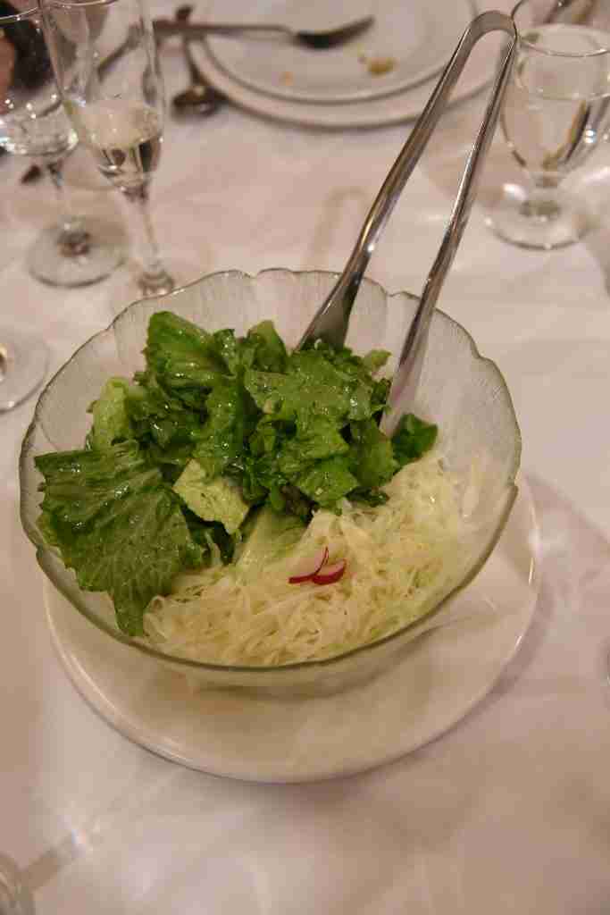 Fresh garden and cabbage salads